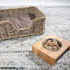 51 Degrees North Voerbak Teak High -Happy Paws Verkoop 51 degrees north voerbak teak high 211088 1000 none