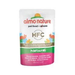 Almo Nature HFC Natural Kattenvoer - Maaltijdzakje - Kip En Zalm -Happy Paws Verkoop a739ac92447c42557feb140758f11bd935f743ffc6c8fd58f85b566294ef2ca3 3 6