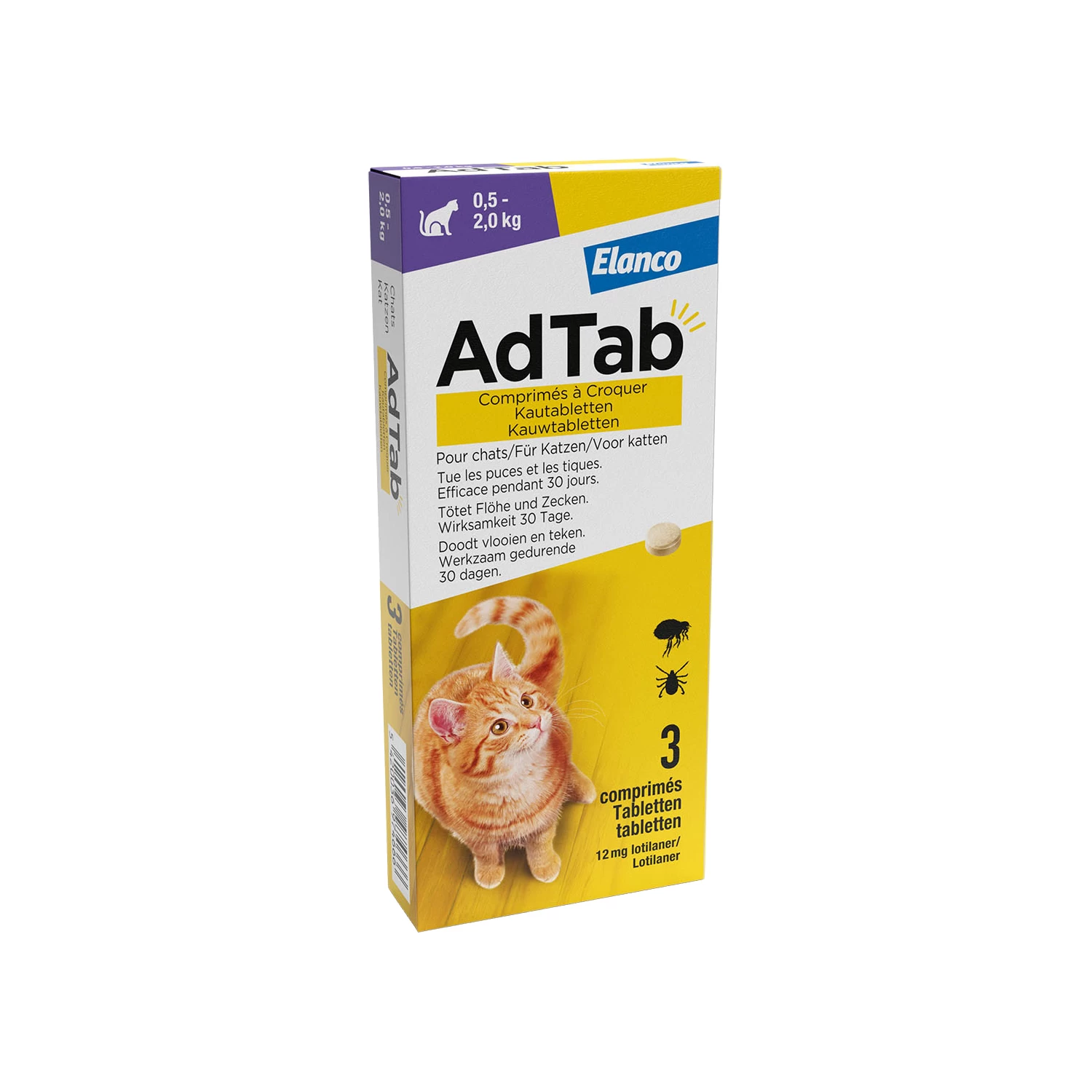 AdTab Kauwtabletten Kat 4 AdTab Kauwtabletten Kat - Afbeelding 4