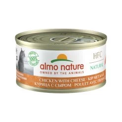 Almo Nature HFC 70 Natural Kattenvoer - Blik - Kip En Kaas