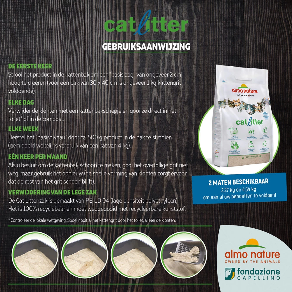 Almo Nature Kattenbakvulling 8 Almo Nature Kattenbakvulling - Afbeelding 8