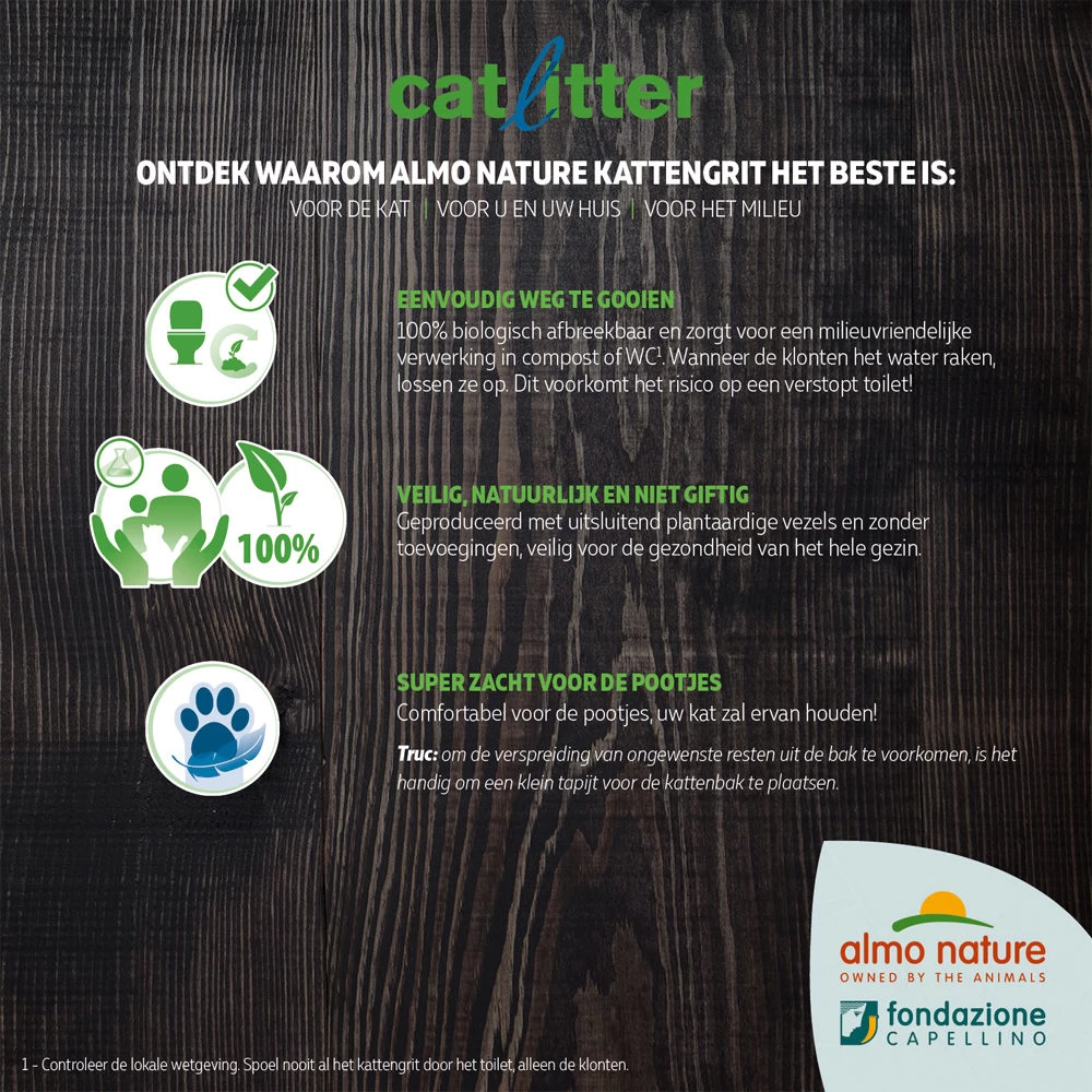 Almo Nature Kattenbakvulling 7 Almo Nature Kattenbakvulling - Afbeelding 7