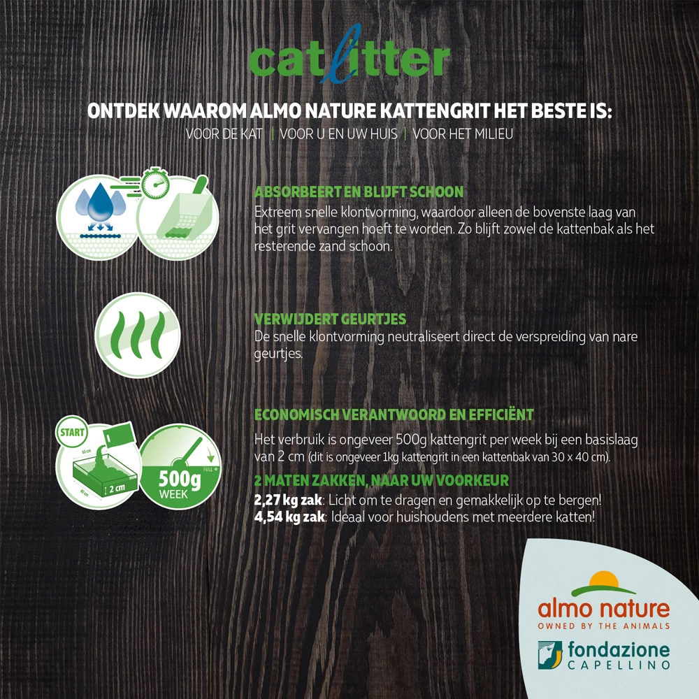 Almo Nature Kattenbakvulling 6 Almo Nature Kattenbakvulling - Afbeelding 6