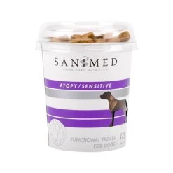 SANIMED Skin Sensitive Functional Treats Dog -Happy Paws Verkoop b91f03cc1d4a03d2629660349c3e6d43ca6472b30d049e166dfa6df341ea0930 3 5