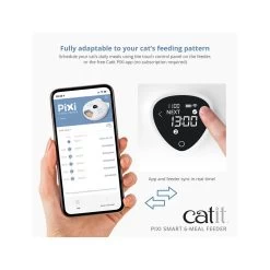 Catit PIXI Smart 6-meal Feeder -Happy Paws Verkoop catit pixi smart 6 meal feeder 217201 1000 none