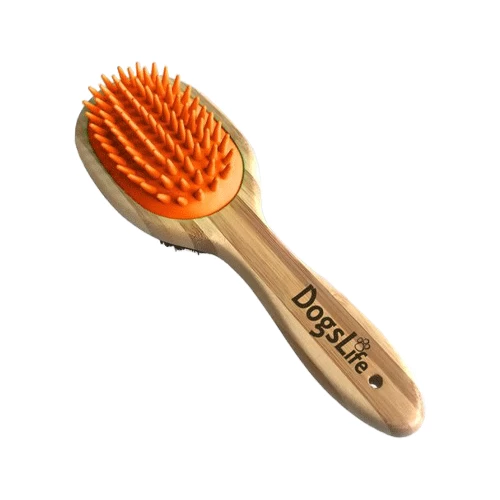 Dogslife Bamboo Dog Brush 2 Dogslife Bamboo Dog Brush - Afbeelding 2