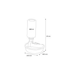 Flamingo Drinkfles Diza 9 Flamingo Drinkfles Diza -Happy Paws Verkoop flamingo drinkfles diza 222563 1500 none