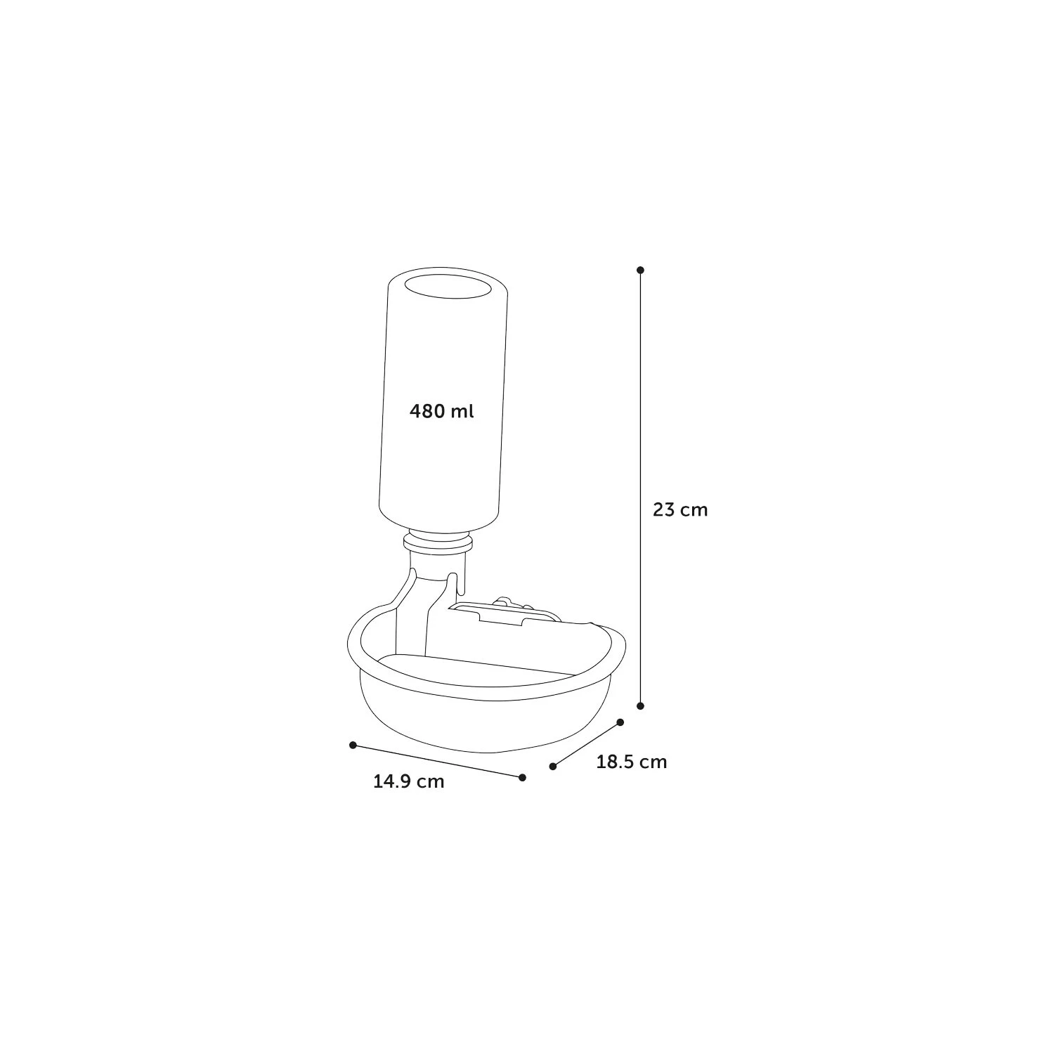 Flamingo Drinkfles Diza 5 Flamingo Drinkfles Diza - Afbeelding 5