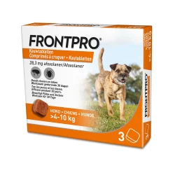 FRONTPRO Kauwtabletten Hond 25 FRONTPRO Kauwtabletten Hond -Happy Paws Verkoop frontpro hond m 4 10 kg 134717 1500 none