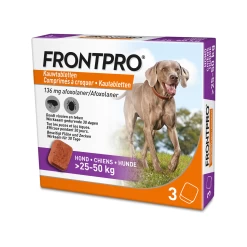 FRONTPRO Kauwtabletten Hond 27 FRONTPRO Kauwtabletten Hond -Happy Paws Verkoop frontpro hond xl 25 50 kg 134719 1500 none