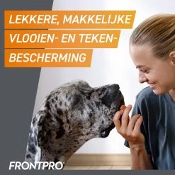 FRONTPRO Kauwtabletten Hond 37 FRONTPRO Kauwtabletten Hond -Happy Paws Verkoop frontpro kauwtabletten hond 221626 1500 none