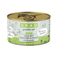 Grau Adult Hondenvoer - Hertenvlees Met Courgette En Gierst - Blik 10 Grau Adult Hondenvoer - Hertenvlees Met Courgette En Gierst - Blik -Happy Paws Verkoop grau adult hondenvoer wild groenten en noedels blik 203093 2000 none