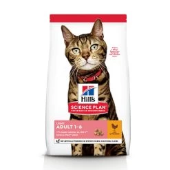 Hill's Science Plan - Feline Adult - Chicken Light -Happy Paws Verkoop hills science plan feline adult chicken light 146246 2000 none