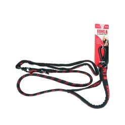 KONG Zero-shock Leash - Zwart 7 KONG Zero-shock Leash - Zwart -Happy Paws Verkoop kong zero shock leash zwart 178519 1500 none