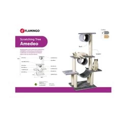 Flamingo Krabpaal Amedeo 7 Flamingo Krabpaal Amedeo -Happy Paws Verkoop krabpaal amedeo 222622 1000 none