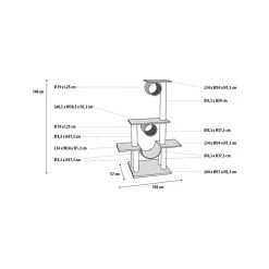 Flamingo Krabpaal Amedeo 6 Flamingo Krabpaal Amedeo -Happy Paws Verkoop krabpaal amedeo 222623 1000 none