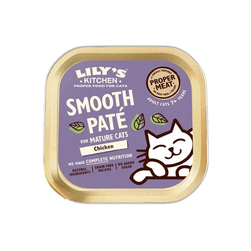 Lily's Kitchen Smooth Paté Senior Kattenvoer - Kuipje 2 Lily's Kitchen Smooth Paté Senior Kattenvoer - Kuipje - Afbeelding 2