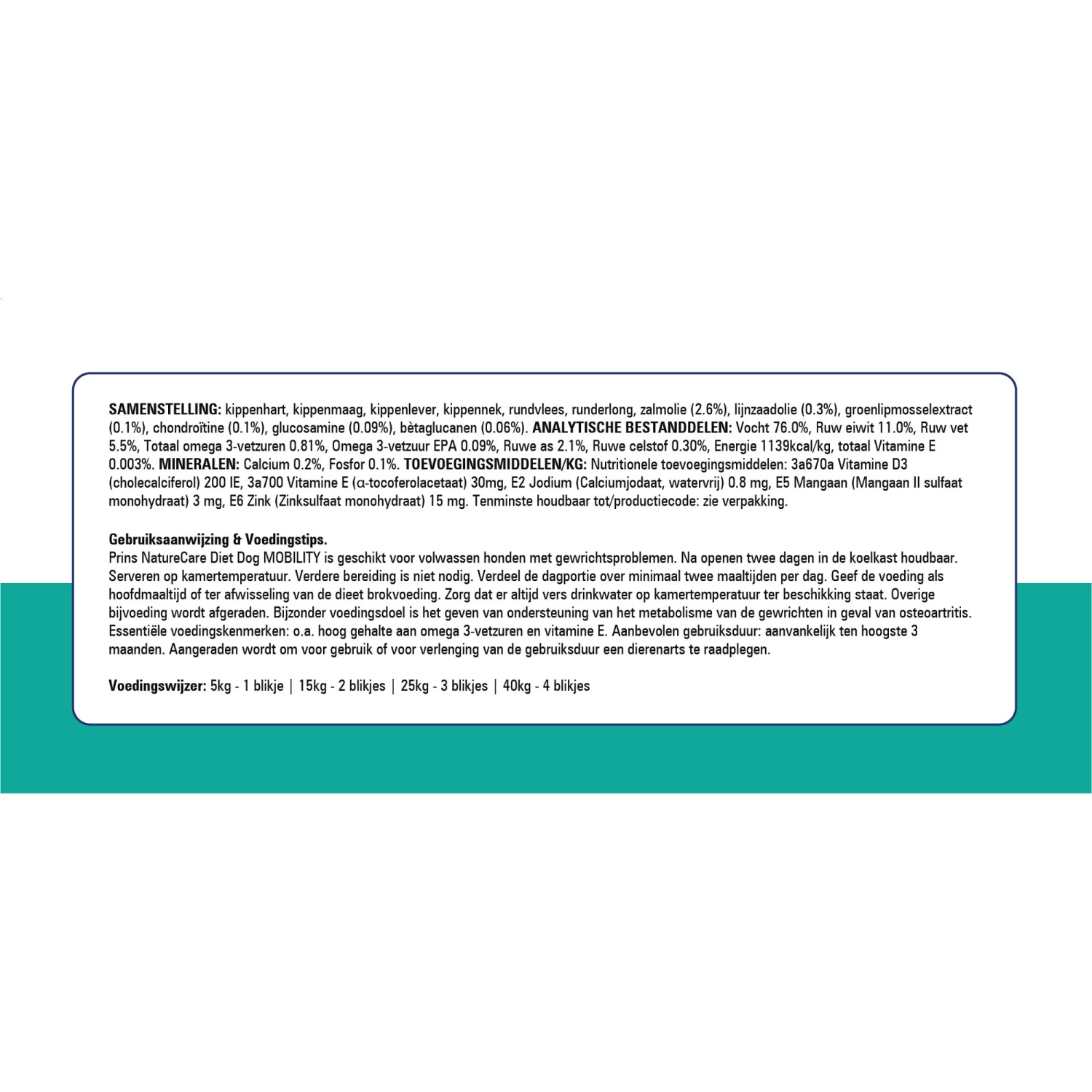 Prins NatureCare Diet Dog Mobility 4 Prins NatureCare Diet Dog Mobility - Afbeelding 4