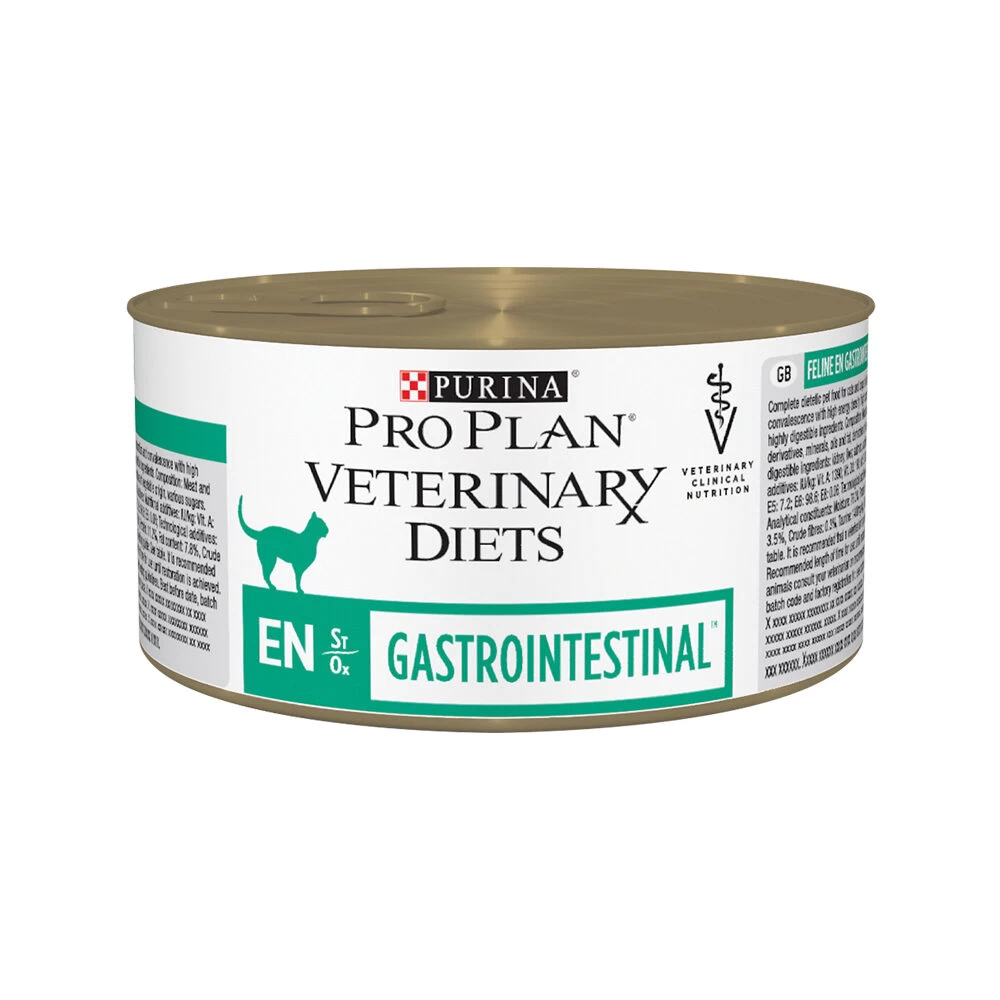 Purina Pro Plan Veterinary Diets EN Gastrointestinal - Kat - Blik 2 Purina Pro Plan Veterinary Diets EN Gastrointestinal - Kat - Blik - Afbeelding 2