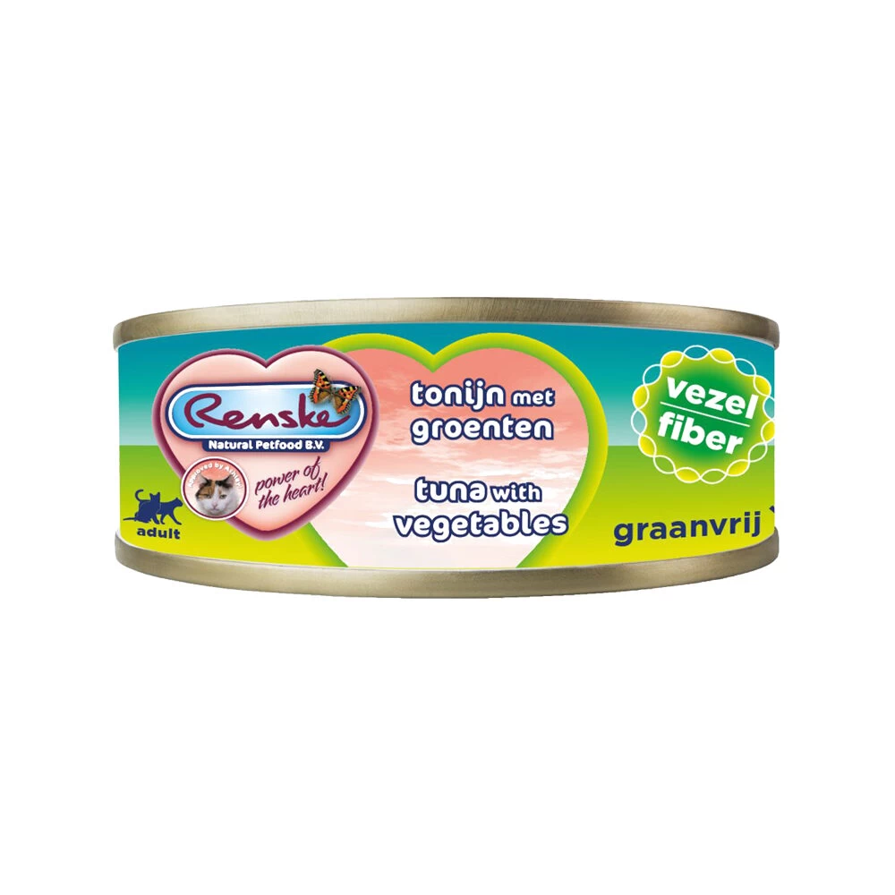Renske Vezel Natvoer - Kattenvoer - Tonijn En Groenten 2 Renske Vezel Natvoer - Kattenvoer - Tonijn En Groenten - Afbeelding 2