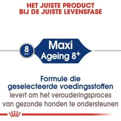 Royal Canin Maxi Ageing 8+ - Hondenvoer -Happy Paws Verkoop royal canin maxi ageing 8 hondenvoer 144848 1000 none