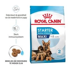 Royal Canin Maxi Starter Mother & Babydog - Hondenvoer -Happy Paws Verkoop royal canin maxi starter mother babydog hondenvoer 206834 2000 none