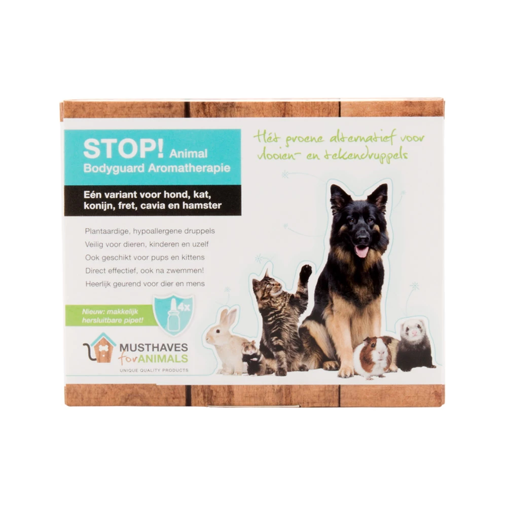 STOP! Animal Bodyguard Aromatherapie Druppels 2 STOP! Animal Bodyguard Aromatherapie Druppels - Afbeelding 2