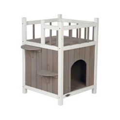 Trixie Natura Kattenhuis Met Balkon -Happy Paws Verkoop trixie natura kattenhuis met balkon 93535 0500 none